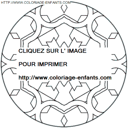 coloriage Heros Mandala