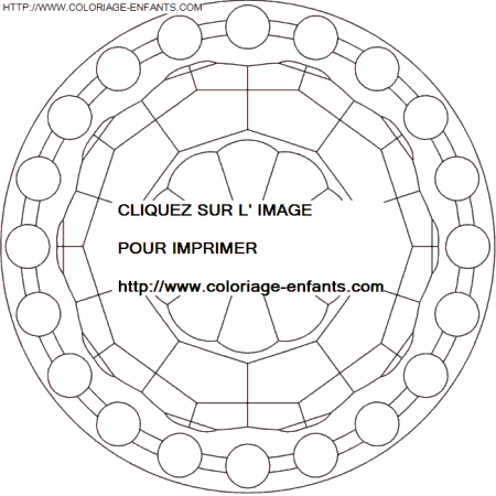 coloriage Heros Mandala