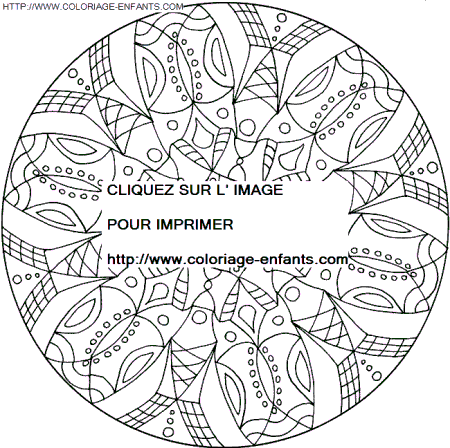 coloriage Heros Mandala