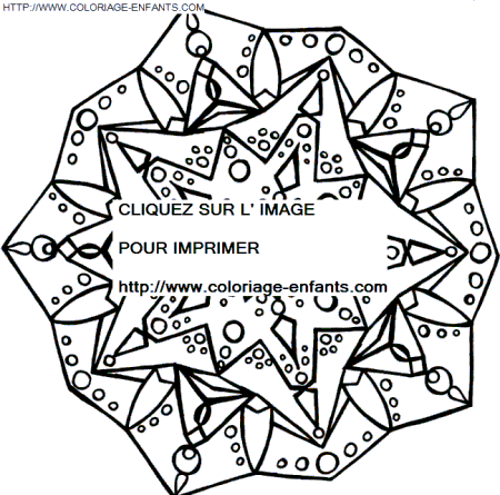 coloriage Heros Mandala