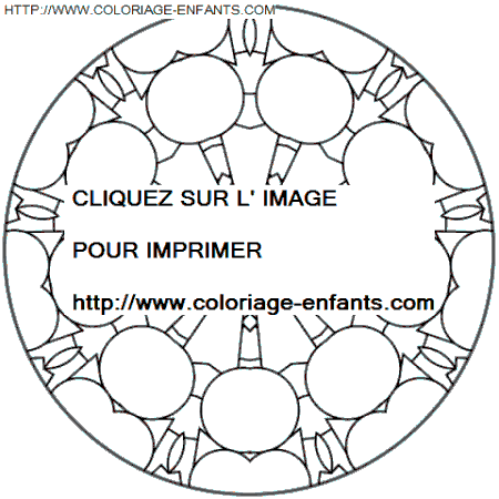 coloriage Heros Mandala