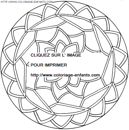 coloriage Heros Mandala