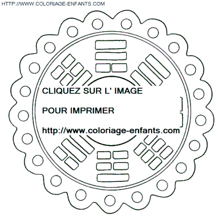 coloriage Heros Mandala