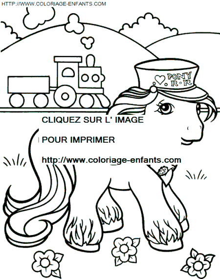 coloriage Heros Petit Poney