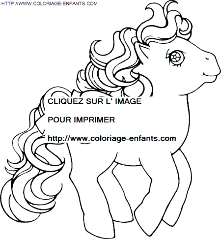 coloriage Heros Petit Poney