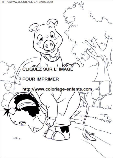 coloriage Heros Piggly