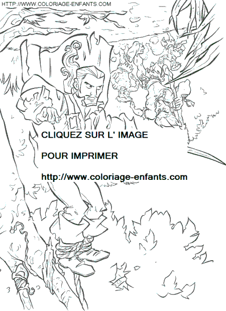 coloriage pirates des caraibes