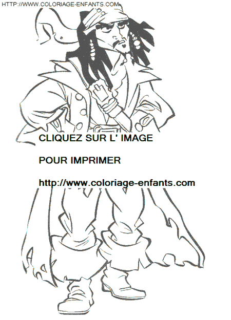 coloriage pirates des caraibes