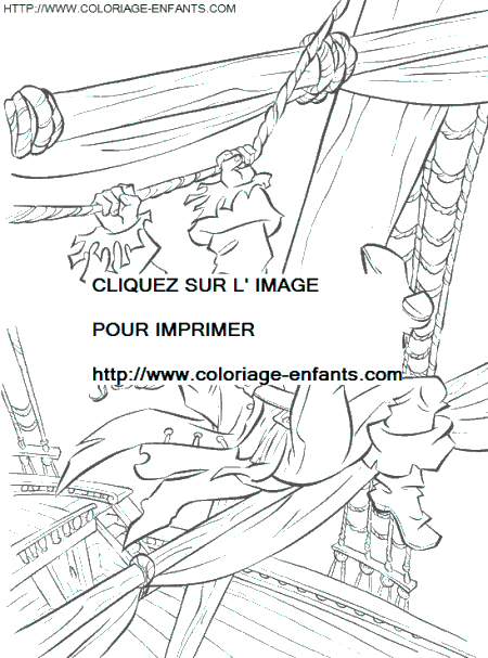 coloriage pirates des caraibes