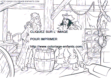 coloriage pirates des caraibes