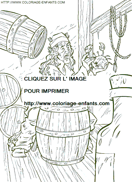 coloriage pirates des caraibes