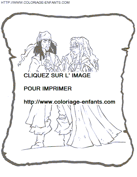 coloriage pirates des caraibes