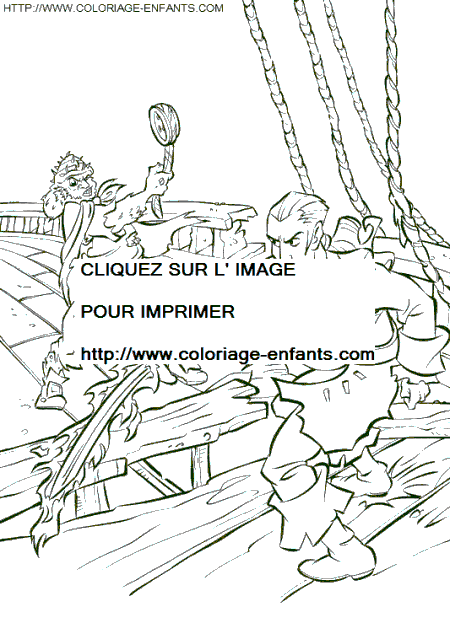 coloriage pirates des caraibes