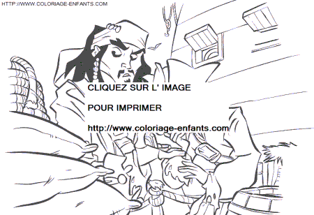 coloriage pirates des caraibes