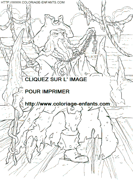 coloriage pirates des caraibes