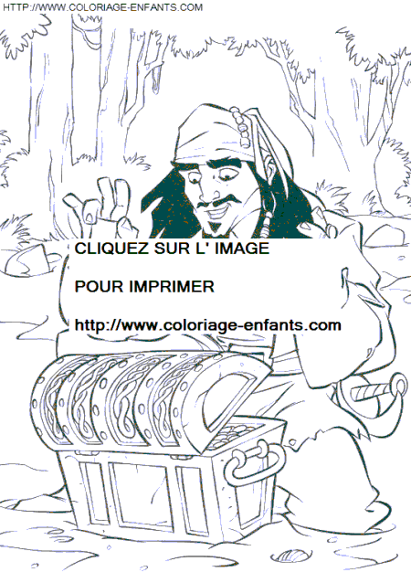 coloriage pirates des caraibes