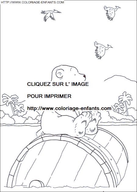 coloriage Heros Plume Ours Polaire