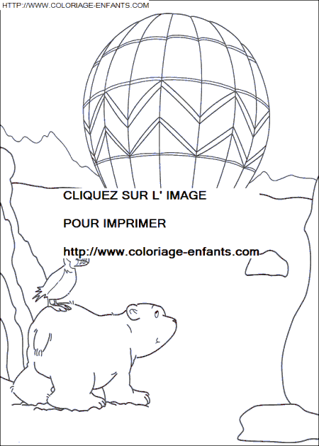 coloriage Heros Plume Ours Polaire