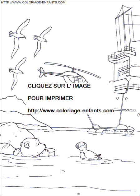 coloriage Heros Plume Ours Polaire