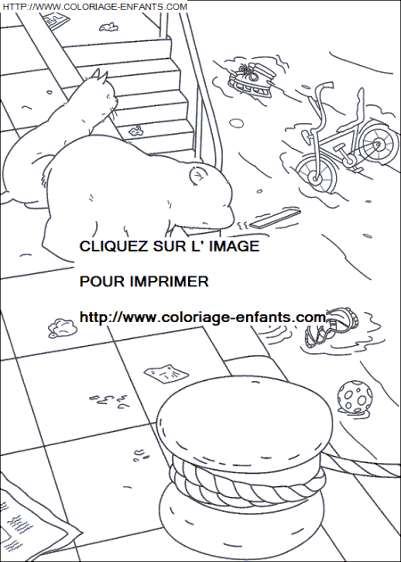 coloriage Heros Plume Ours Polaire