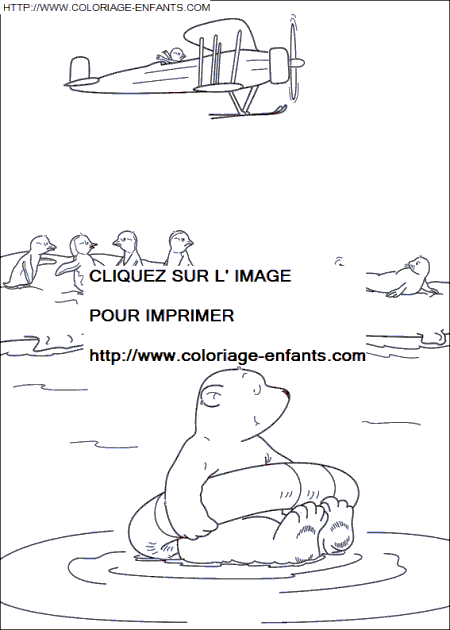 coloriage Heros Plume Ours Polaire