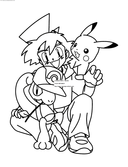 coloriage Heros Pokemon