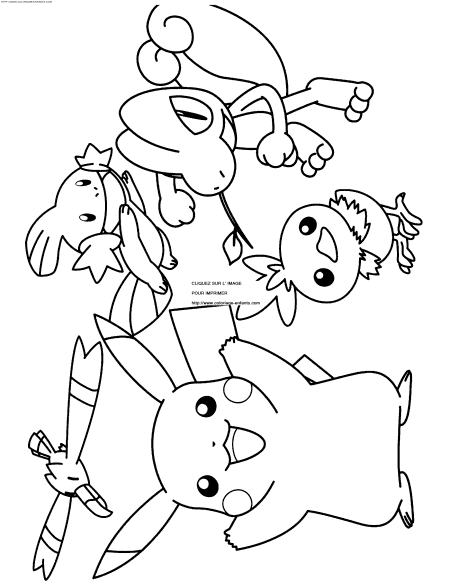 coloriage Heros Pokemon