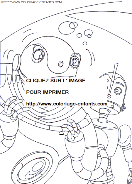 coloriage Heros Robots