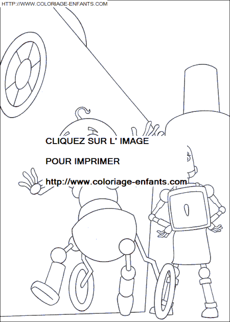 coloriage Heros Robots