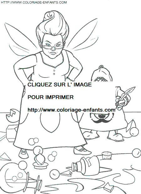 coloriage shrek