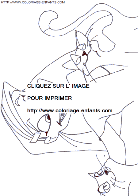 coloriage Heros Sourire Enfer