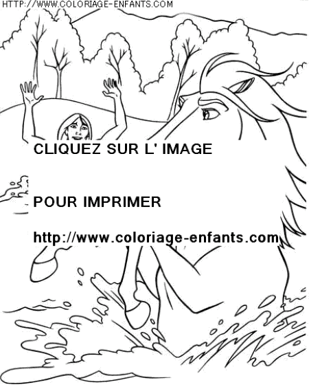 coloriage heros spirit