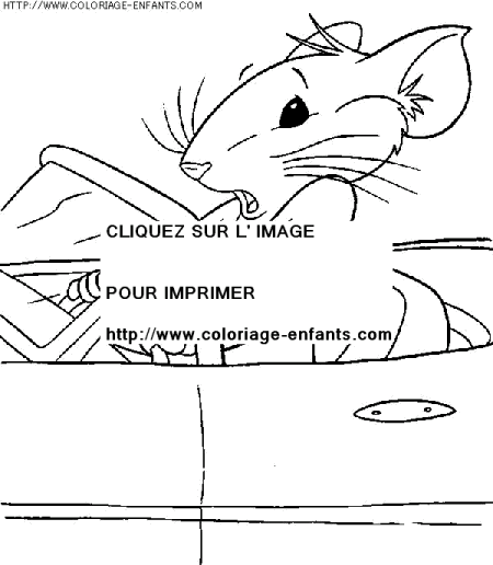 coloriage heros stuart little