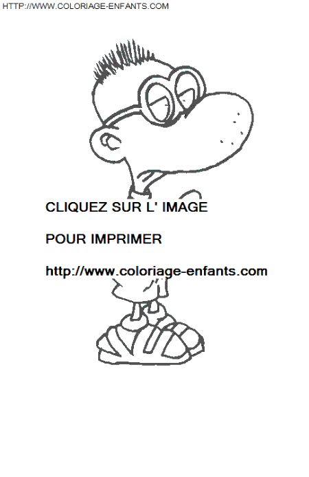 coloriage Heros Titeuf