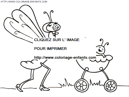 coloriage insectes