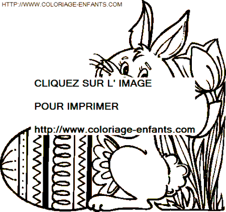 coloriage lapins