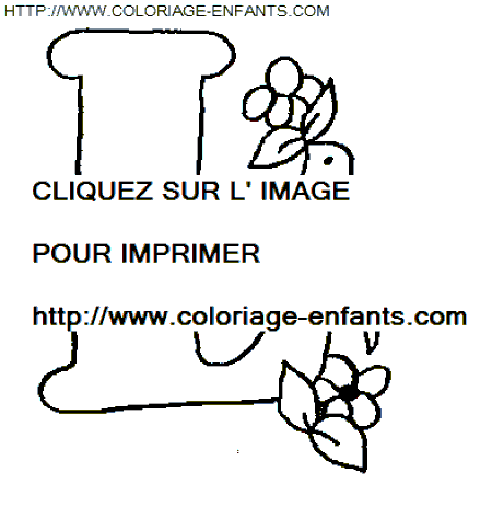 coloriage lettre oiseaux lettre l