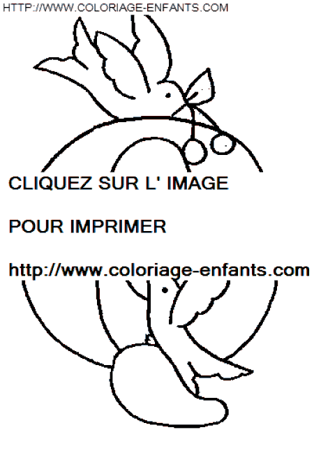 coloriage lettre oiseaux lettre q