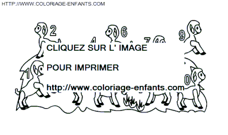 coloriage moutons