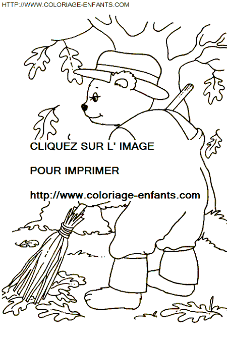 coloriage Nature Automne