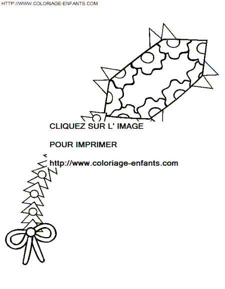 coloriage Nature Cerfs Volants