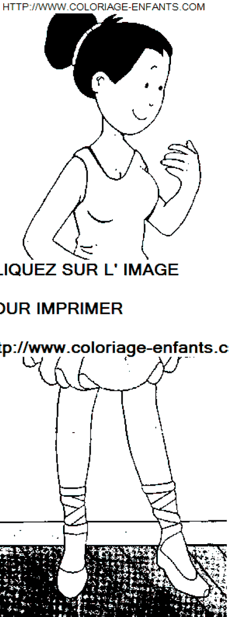 coloriage Nature Danseuses