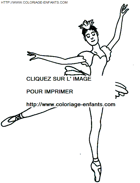 coloriage Nature Danseuses