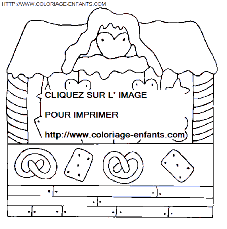 coloriage Nature Maisons