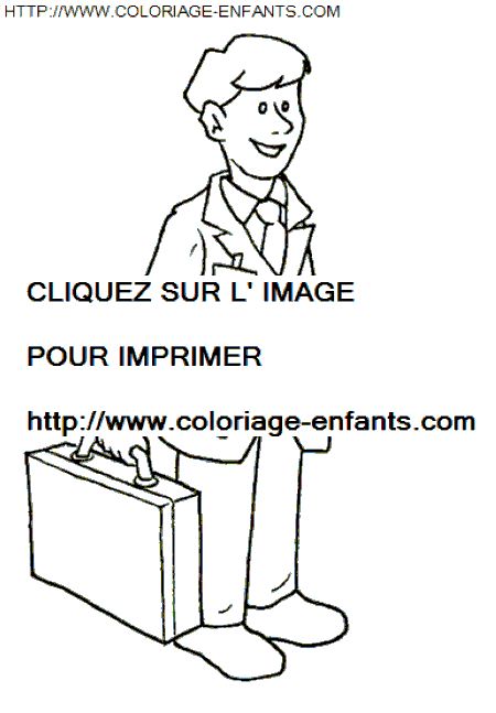 coloriage Nature Metiers