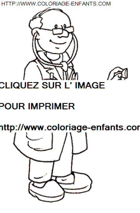 coloriage Nature Metiers