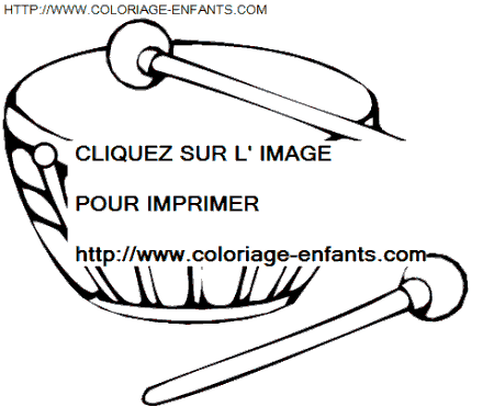 coloriage Nature Musique