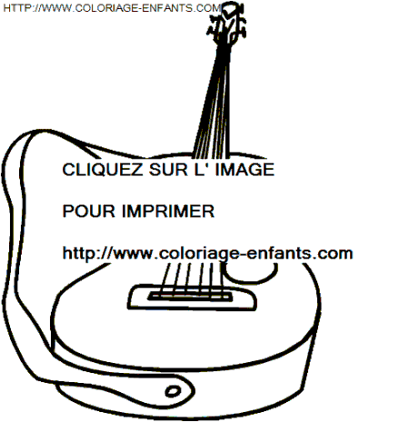 coloriage Nature Musique