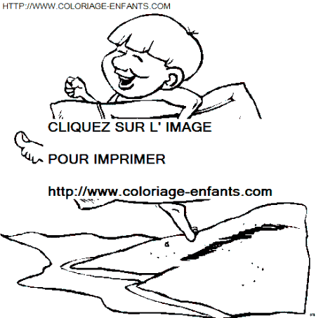 coloriage Nature Vacances