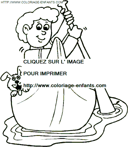 coloriage Nature Vacances